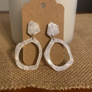 ACRYLIC Pearlescent Earrings